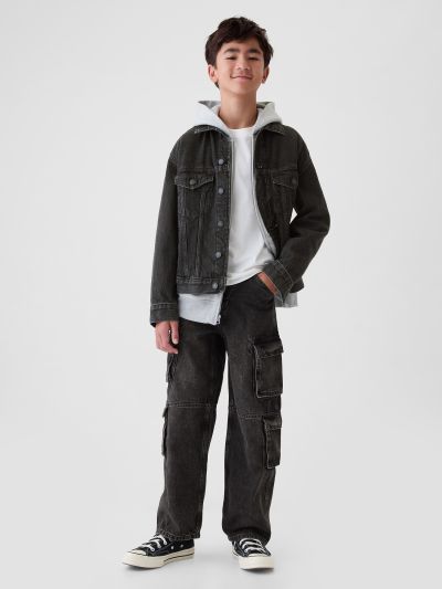 Παιδικό Double Cargo Baggy Jean Παντελόνι-508756000