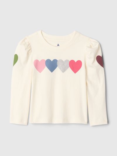 babyGap Mix and Match Puff Sleeve Μπλούζα-525362004