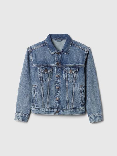 Kids Organic Cotton Icon Denim Jacket-523213000