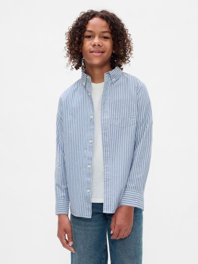 Παιδικό Organic Cotton Poplin Πουκάμισο-523207001